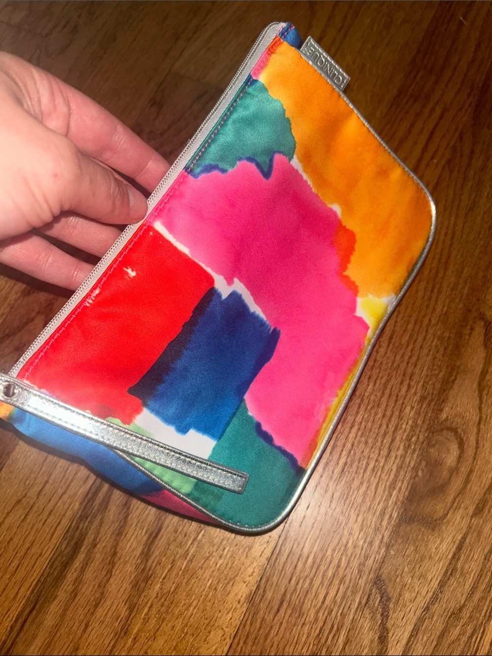Clinique Colorful Cosmetic Makeup Pouch NWOT
